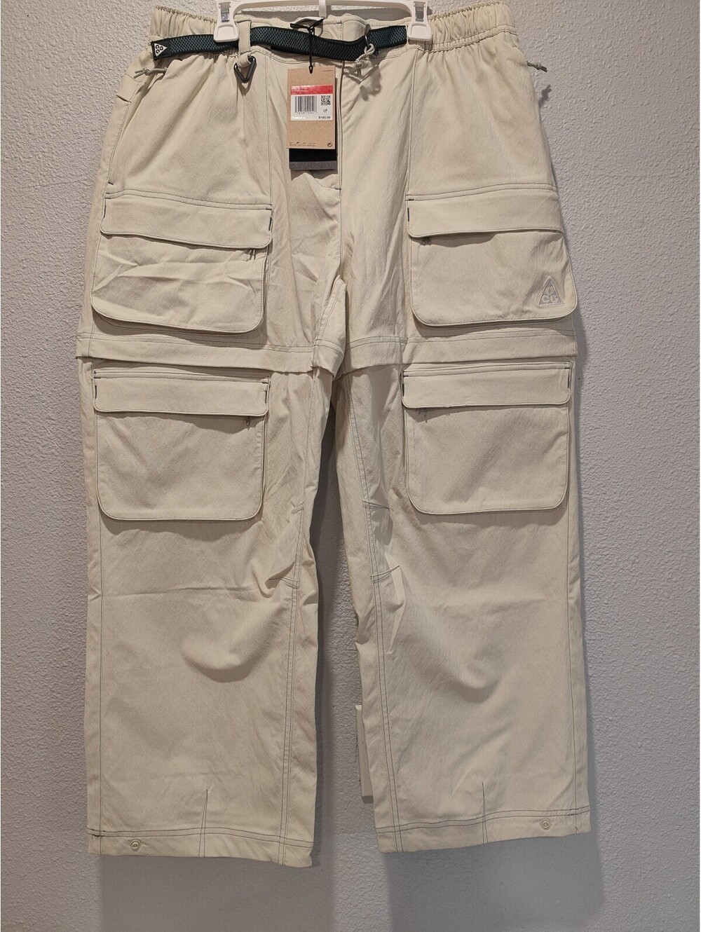 Nike ACG Smith Summit Women's Casual Cargo Pants Large Cream